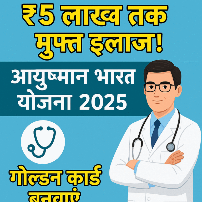 आयुष्मान भारत योजना 2025 | गोल्डन कार्ड बनवाएं